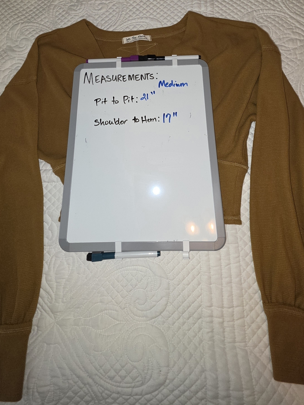 We The Free Cropped Pullover Top - Camel/mustard Brown - Picture 4 of 6